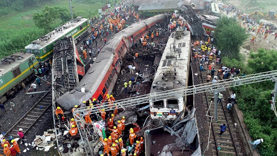 Odisha Train Accident: Check Latest Pics Of Horrific Balasore Rail Tragedy  | News | Zee News