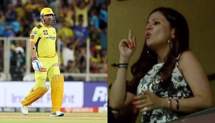 Watch: Sakshi Dhoni&#039;s Hilarious Reaction To MS Dhoni&#039;s Golden Duck In IPL 2023 Final Goes Viral