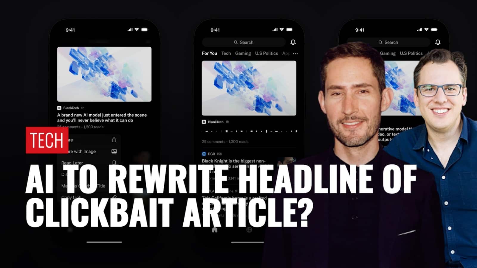 Artifact's New Feature Will Allow AI To Rewrite Clickbait Article