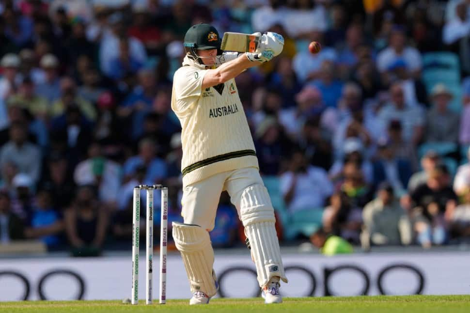 Former Australia captain Steve Smith is now joint-second with Matthew Hayden for the most 50-plus scores (14) for Australia against India in Tests. Ricky Ponting tops the chart with 20 such scores. (Photo: AP)