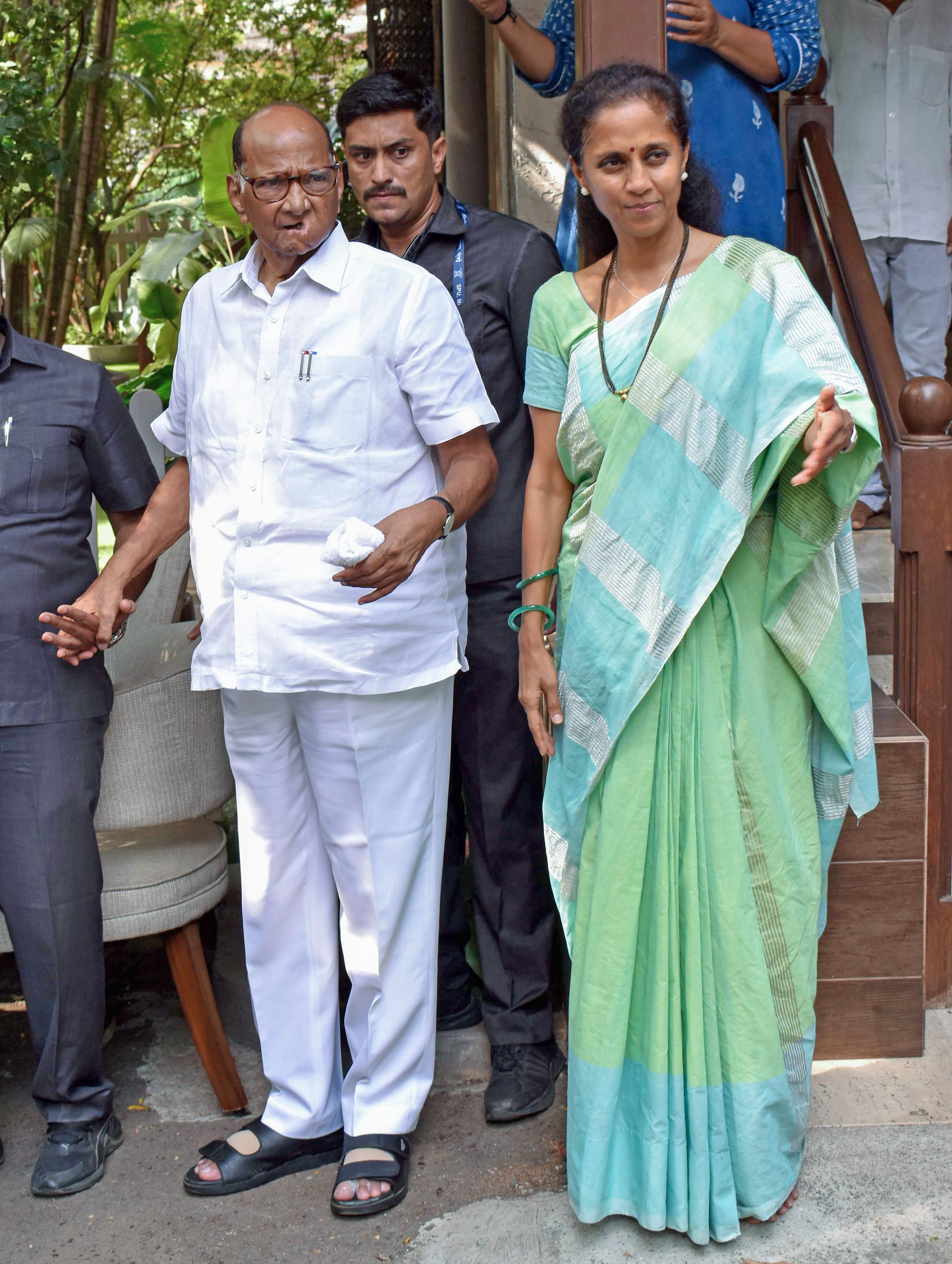 Sharad Pawar Names Supriya Sule, Praful Patel As Working Presidents Of NCP