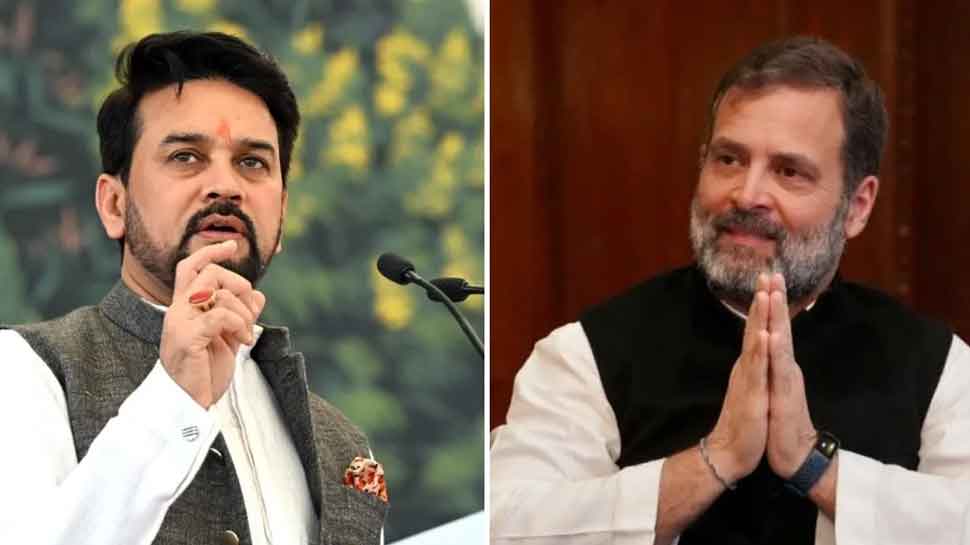 Anurag Thakur Takes Dig At Rahul Gandhi, Says He Sent Priyanka To MP To ‘Save His Face’