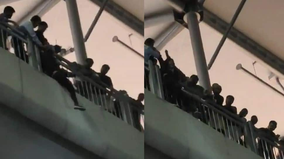 CISF Personnel Saves Woman Attempting Suicide At Hyderabad International Airport: Watch