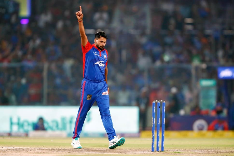 Bengal and Delhi Capitals pacer Mukesh Kumar has an impressive record in domestic cricket, averaging just 21.55 while claiming 149 wickets in 39 matches. Mukesh could be in contention to replace Umesh Yadav in the Indian team for the West Indies tour. (Photo: ANI)