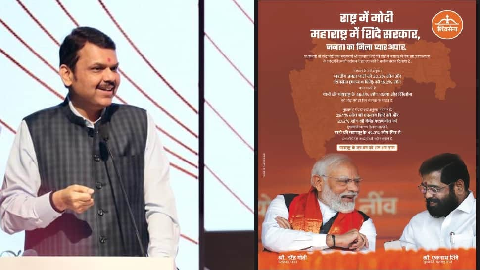 &#039;Modi For India, Shinde For Maharashtra&#039;: Full Page Ad An Attempt To Sideline Devendra Fadnavis?