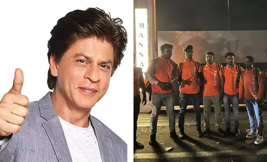 Swiggy Team Delivers Food At Mannat After SRK&#039;s Hilarious Tweet To Fan