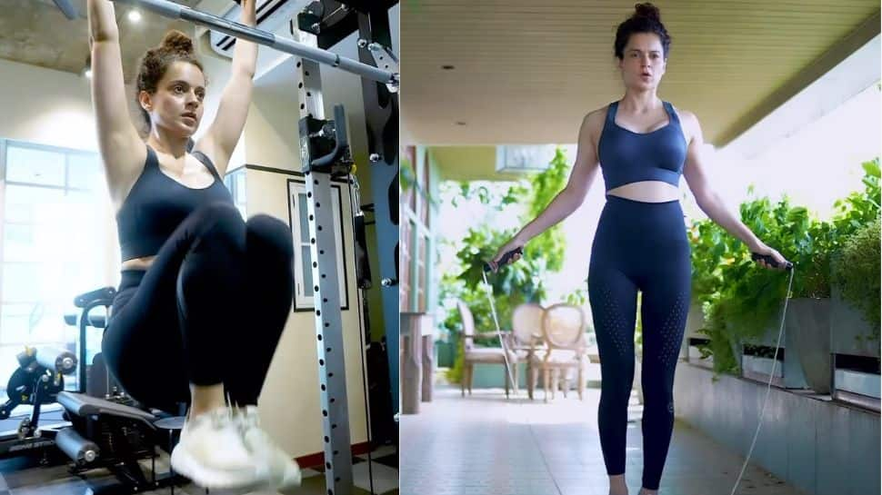 Kangana Ranaut’s Impressive Workout Routine Takes Instagram By Storm