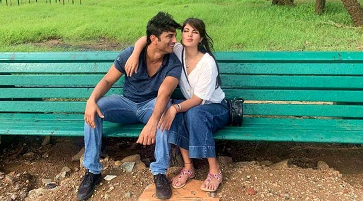 Sushant With GF Rhea Chakraborty