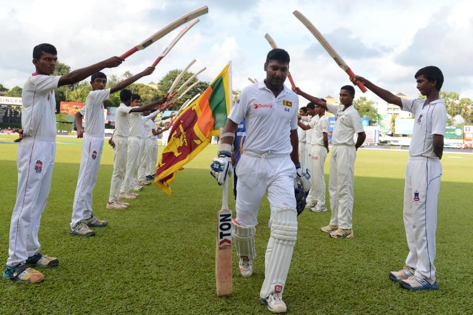 Former Sri Lanka wicketkeeper-batter Kumar Sangakkara piled up 2,876 runs in ICC tournament. Sangakkara scored 1,532 runs in ODI World Cup matches. (Source: Twitter)