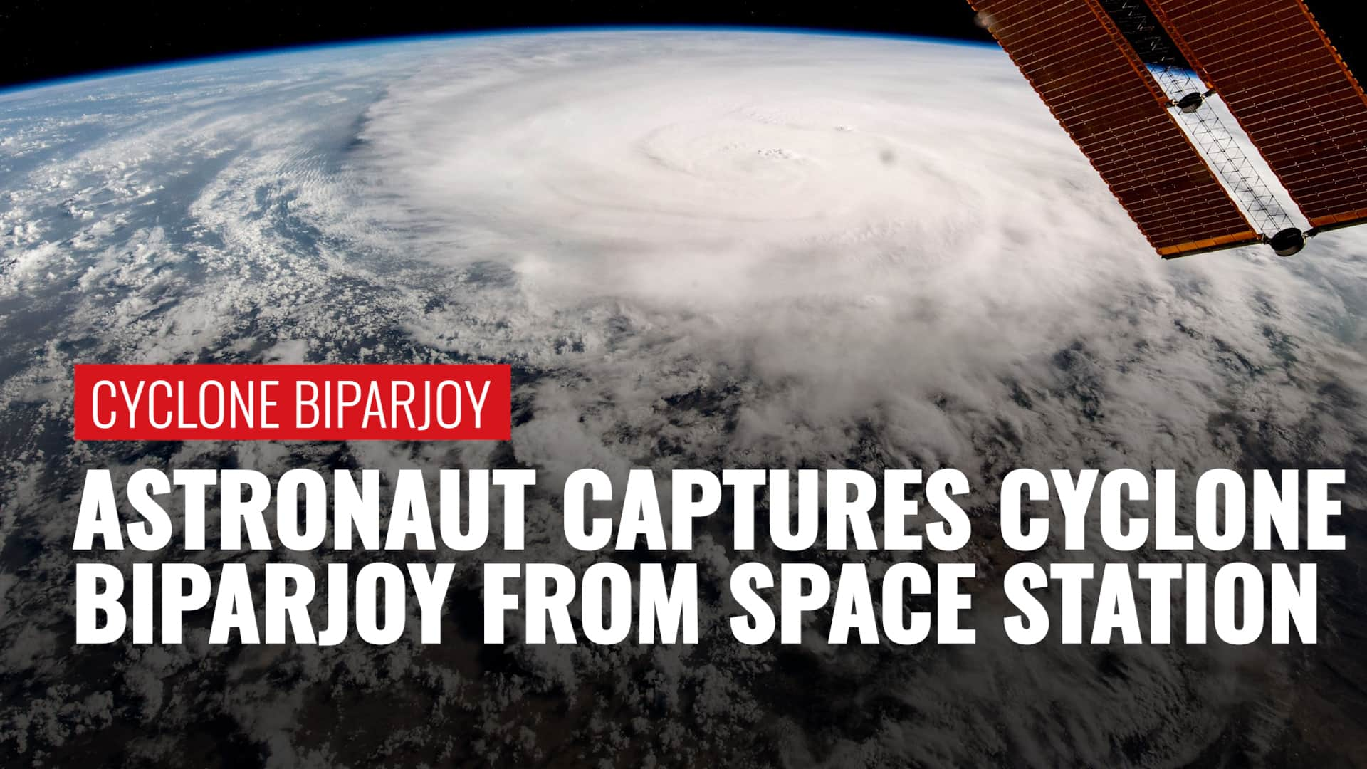 Astronaut Shares Footage Of Cyclone Biparjoy From International Space Station, Looks Very Unsettling | Zee News