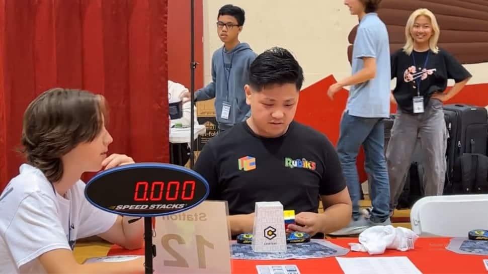 Max Park Creates World Record By Solving Puzzle Cube In 3 Seconds