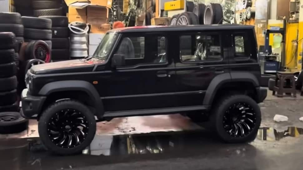 Modified Maruti Suzuki Jimny With Lift Kit &amp; 20” Rims Is Everything And Badass: Watch