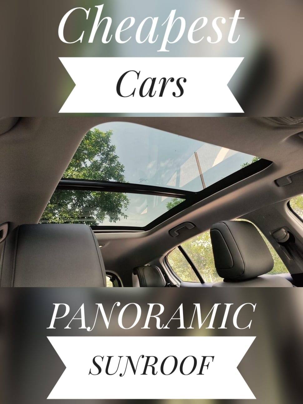 5 Cheapest Cars With Panoramic Sunroof In India