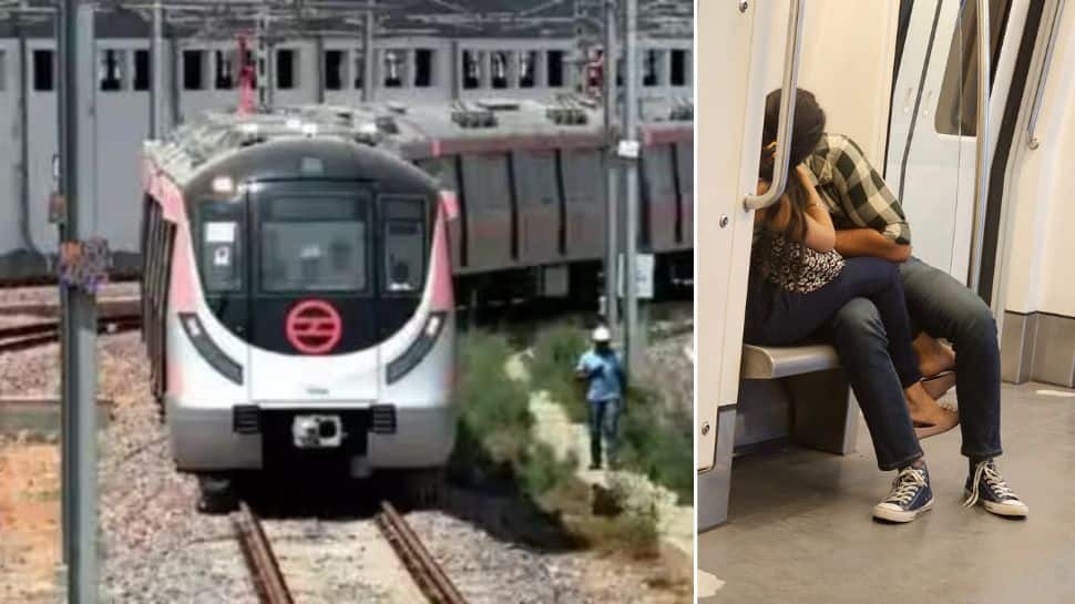 Delhi Metro: Picture Of Couple Kissing In Train Goes Viral, DMRC Reacts