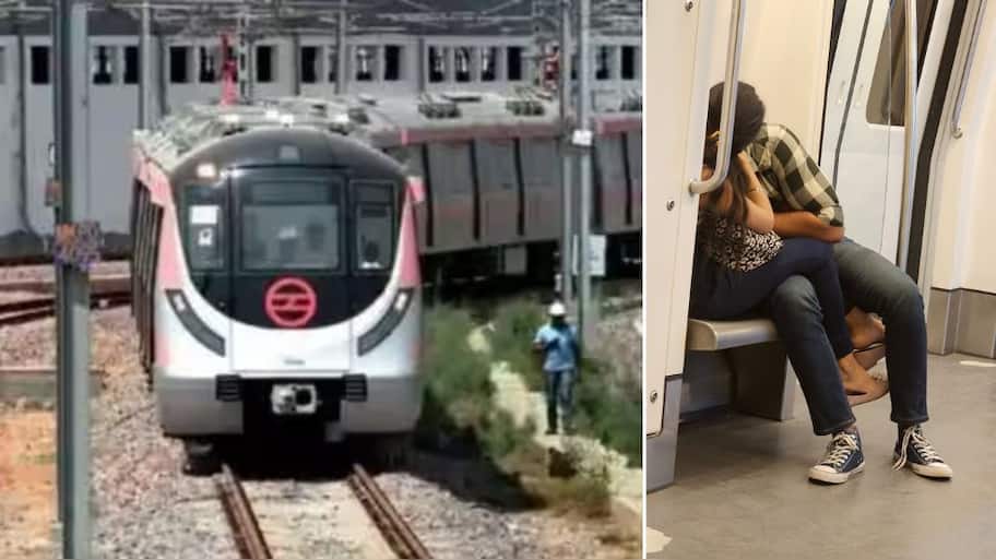Delhi Metro: Picture Of Couple Kissing In Train Goes Viral, DMRC Reacts ...