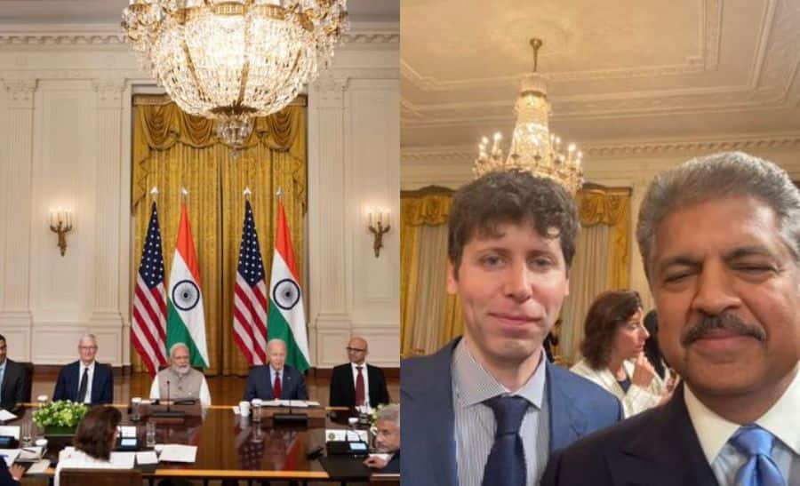 Indian ChatGPT ‘Challenge’: Anand Mahindra Meets OpenAI CEO At White House, Sam Altman Reiterates Being Misunderstood In India