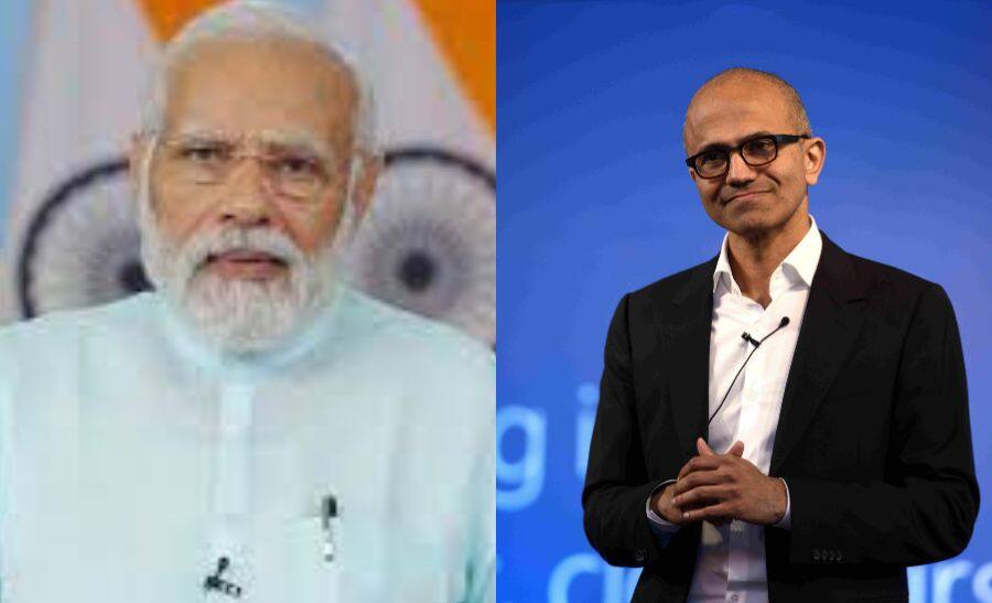 Microsoft CEO Satya Nadella, PM Modi Discuss How AI Can Help Improves Lives Of Indians On US Visit