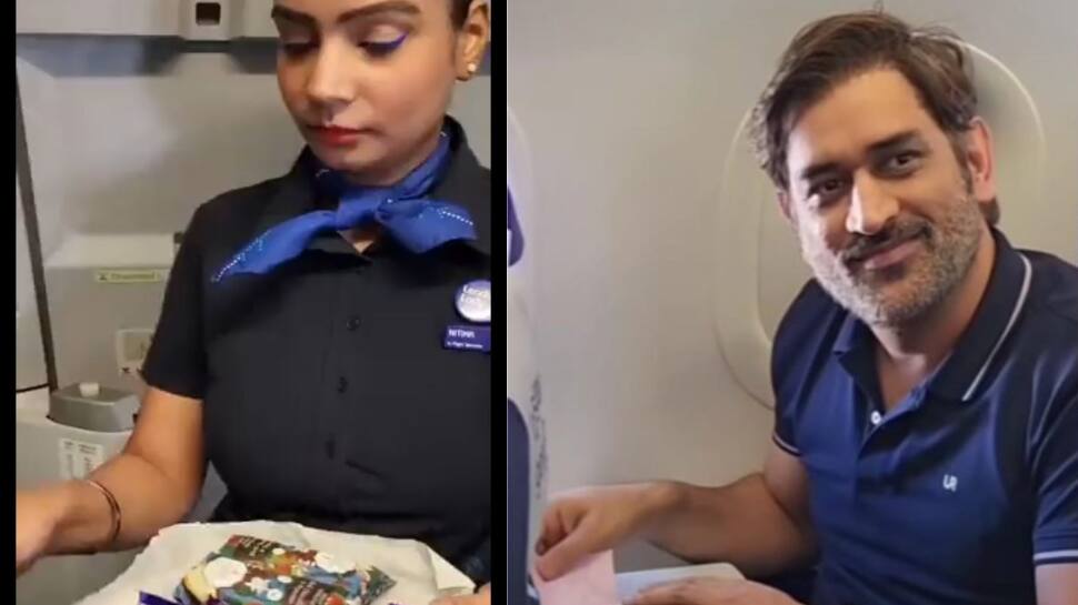Watch: Air-Hostess Offers MS Dhoni Gifts But CSK Captain Picks Only THIS One, Video Goes Viral