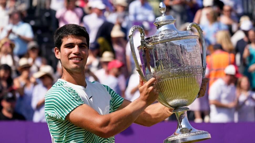 Carlos Alcaraz Returns To No 1 Rank After Replacing Novak Djokovic After 1st Ever Win At Queen’s Club Carlos Alcaraz Returns To No 1 Rank After Replacing Novak Djokovic After 1st Ever Win At Queen’s Club