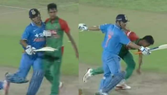 MS Dhoni and Mustafizur Rahman's Tiff