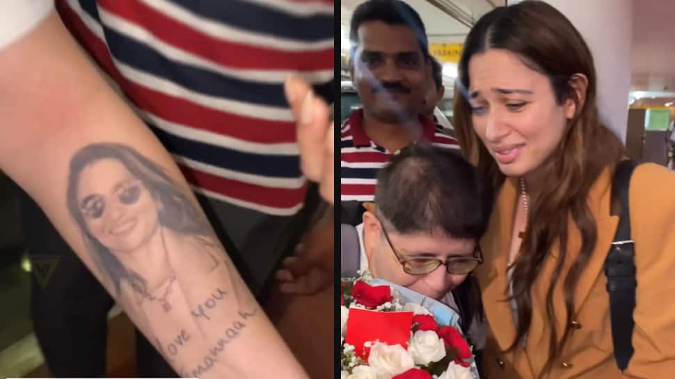 Tamannaah Bhatia’s Fan Expresses Love With Tattoo, Actress Gets Emotional