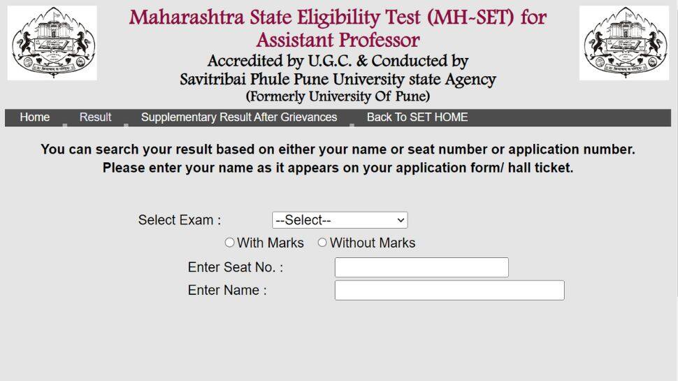 Maharashtra SET 2023 Result Declared At setexam.unipune.ac.in- Direct Link, Steps To Download Here - Vimarsana News