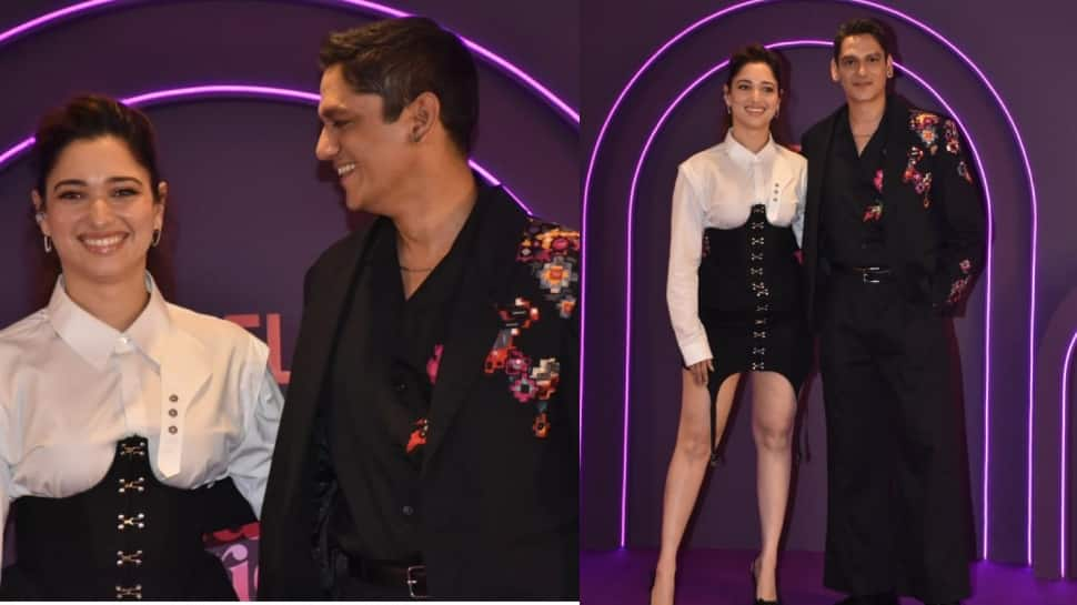 Lovebirds Tamannaah Bhatia, Vijay Varma Look Sexy As They Make Their Debut Public Appearance Together