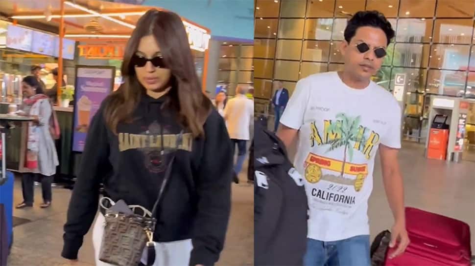 Viral Video: Bhumi Pednekar Clicked With Rumoured Boyfriend Yash Kataria, Duo Seen Leaving Airport In Same Car