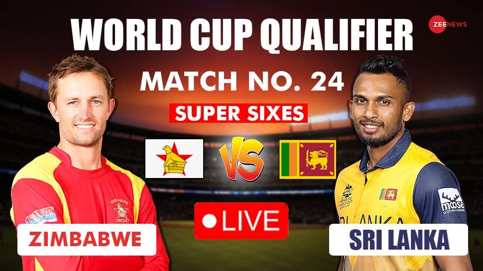 Highlights ZIM vs SL, ODI World Cup Qualifiers 2023, Super Sixes Cricket Score Sri Lanka Win