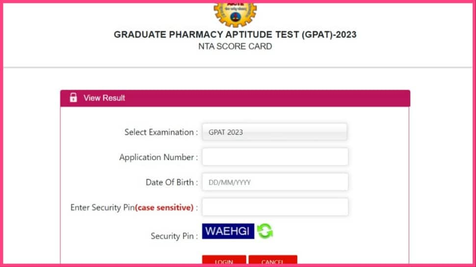 GPAT Result 2023 Declared On gpat.nta.nic.in, Direct Link To Download NTA Scorecards Here