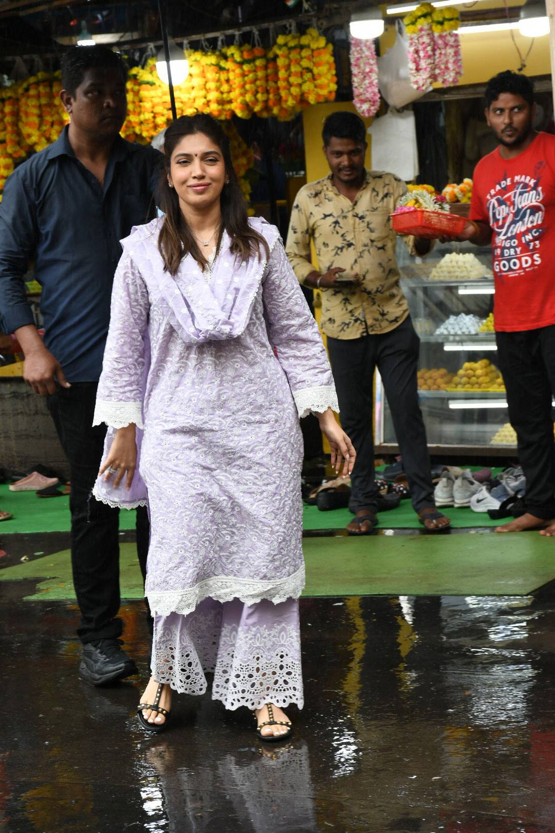 Bhumi Pednekar Poses For Cameras