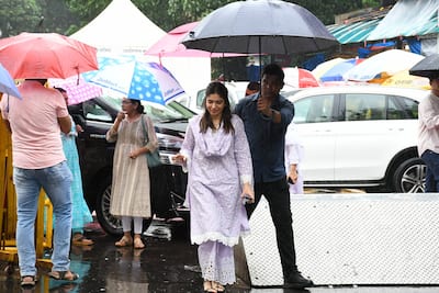 Bhumi Pednekar visits Siddhivinayak Temple 