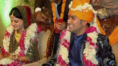 When MS and Sakshi tied the knot