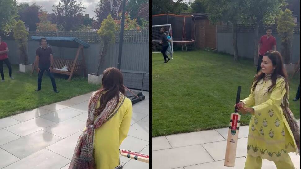 Woman Cricketer Wows As She Bats Against Younis Khan In Salwar Kameez: Watch