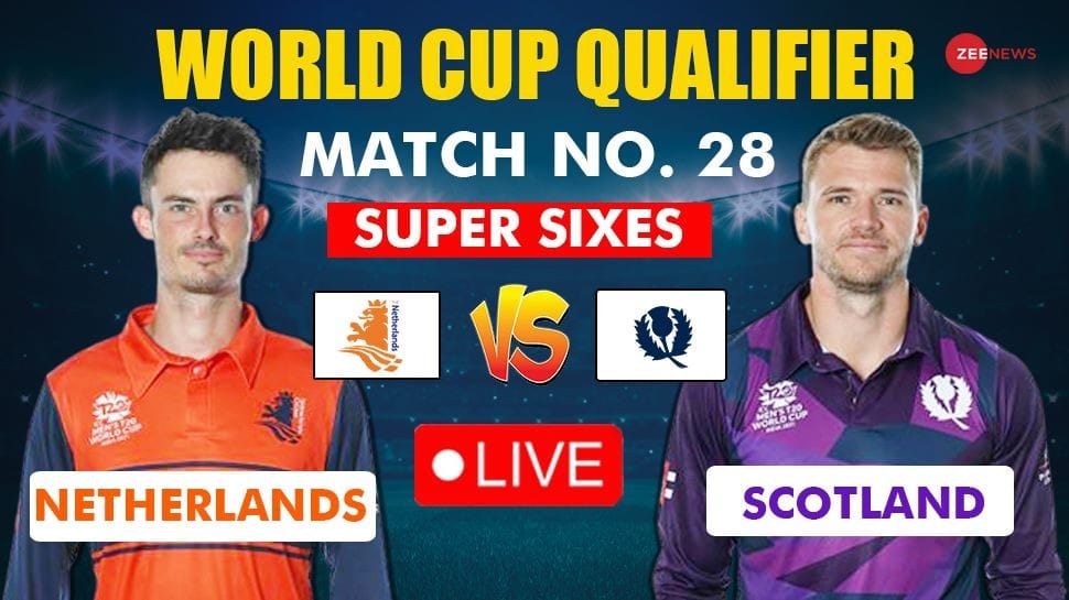 Highlights Ned Vs Sco Odi World Cup Qualifiers 2023 Super Sixes Cricket Scorecard 7757