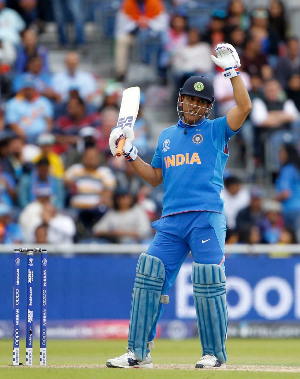 MS Dhoni is the only international captain to have won 3 different ICC titles - 2007 T20 World Cup, 2011 ODI World Cup and 2013 Champions Trophy. (Photo: ANI)