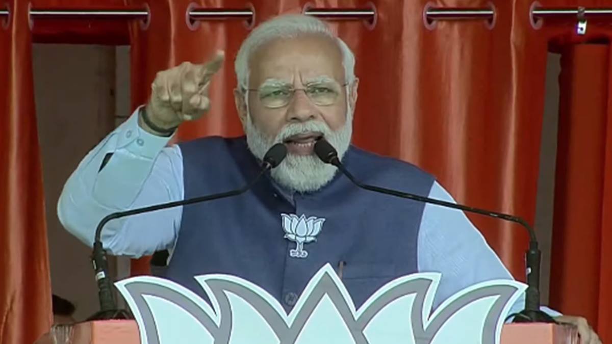 PM Narendra Modi Makes Fierce Poll Pitch In Telangana Days After BJP Appointed New State Chief