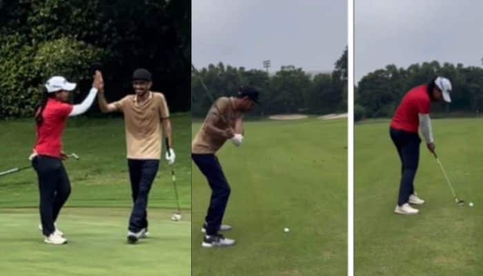 Watch: Yuzvendra Chahal And Vani Kapoor Tee Off, Share Fun-filled Golf Session