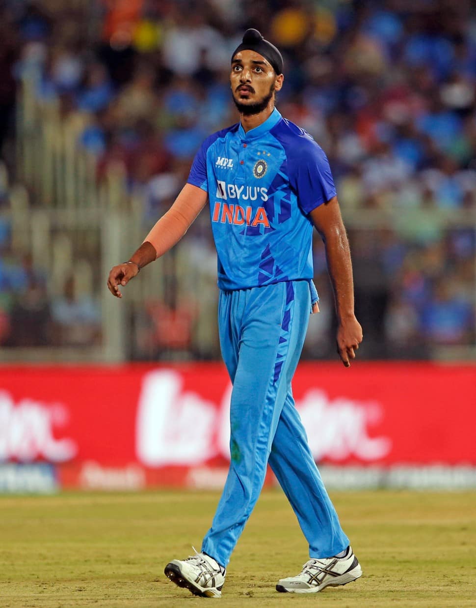 India pacer Arshdeep Singh was brutally trolled by fans and billed a 'Khalistani' for dropping a crucial catch of Pakistan batter Asif Ali in an Asia Cup 2022 match. India lost to Pakistan in that Super 4 match and failed to reach the final last year. (Photo: ANI)