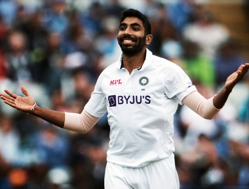 Jasprit Bumrah stole the limelight with his splendid figures of 6/27 to rattle West Indies out for 117 in a Test match at Kingston, Jamaica in August 2019. He claimed his hat-trick in the ninth over, when he got rid of Darren Bravo, Shamarh Brooks and Roston Chase. (Photo: ANI)