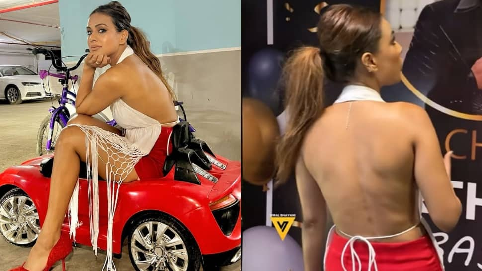 Nia Sharma Mercilessly Trolled For Wearing Bold Backless Outfit, Netizens Say &#039;Dupatte Ki Dress Bana Li&#039;