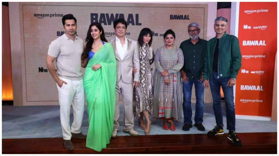 Varun Dhawan, Jahnvi Kapoor Promote &#039;Bawaal&#039; In Dubai