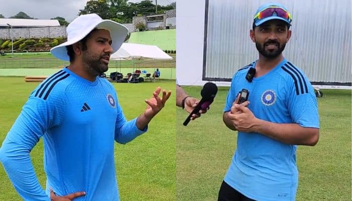 Watch: Rohit Sharma Turns Journalist, Asks Ajinkya Rahane Questions In Press Conference