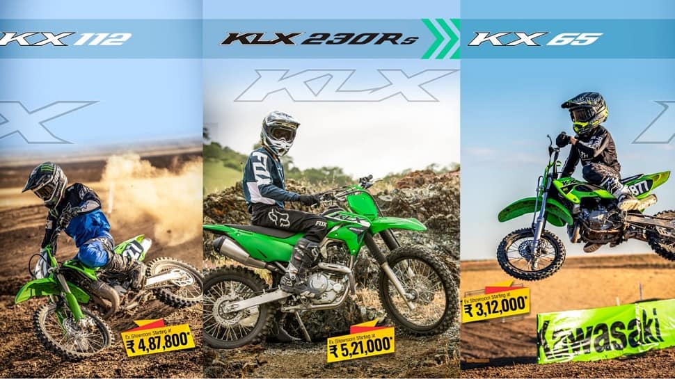 2024 Kawasaki KX65, KX112, And KLX230R Dirt Bikes Launched In India