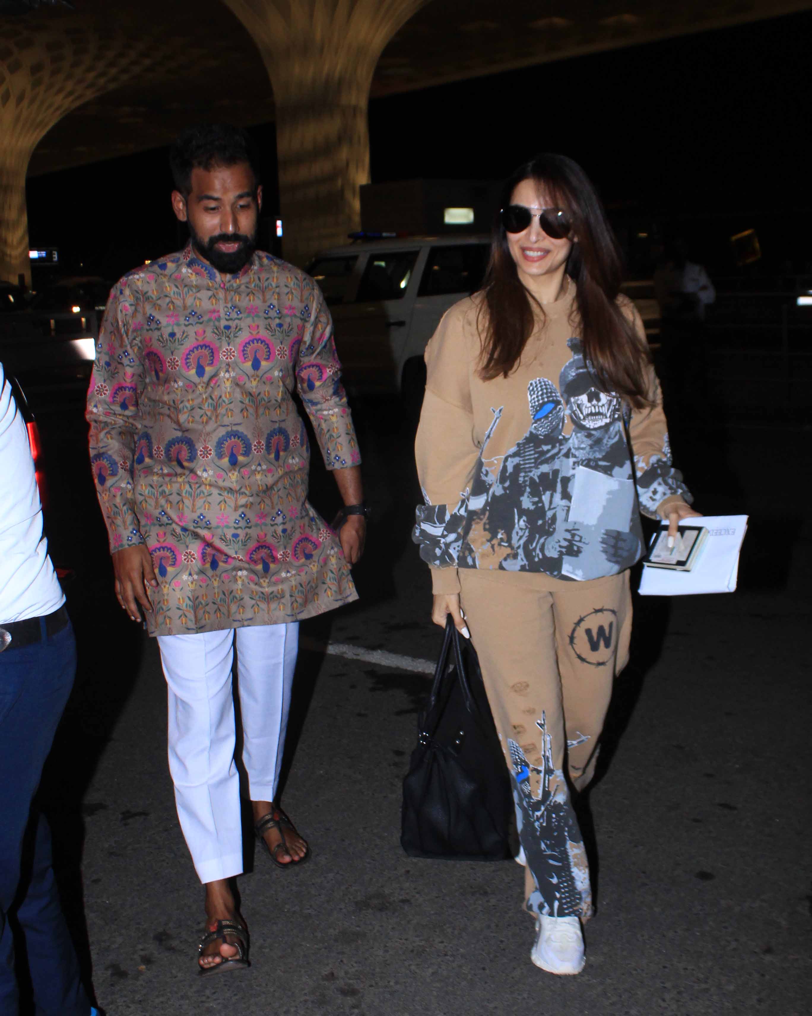 Malaika Arora's glam entry at airport