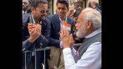WATCH: Indian Community Chants 'Bharat Mata Ki Jai' As PM Arrives In Paris