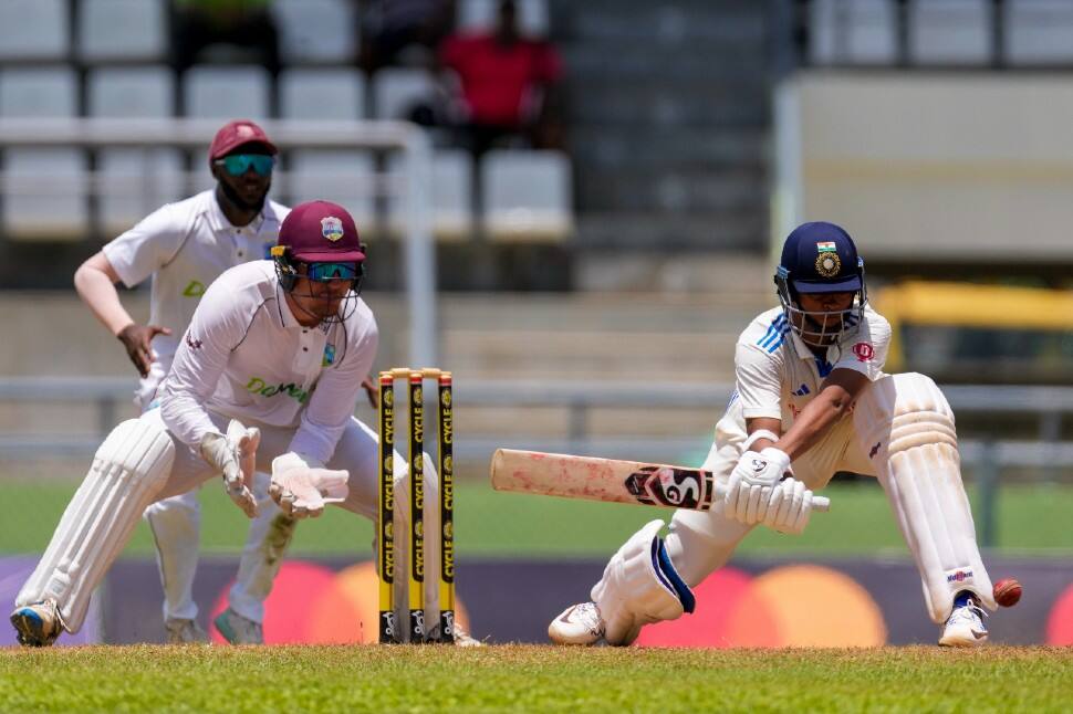 Team India opener Yashasvi Jaiswal became the 17th Indian batter to smash a century on Test debut. Jaiswal is the third opener after Shikhar Dhawan and Prithvi Shaw to score century on debut in Tests. (Photo: AP)