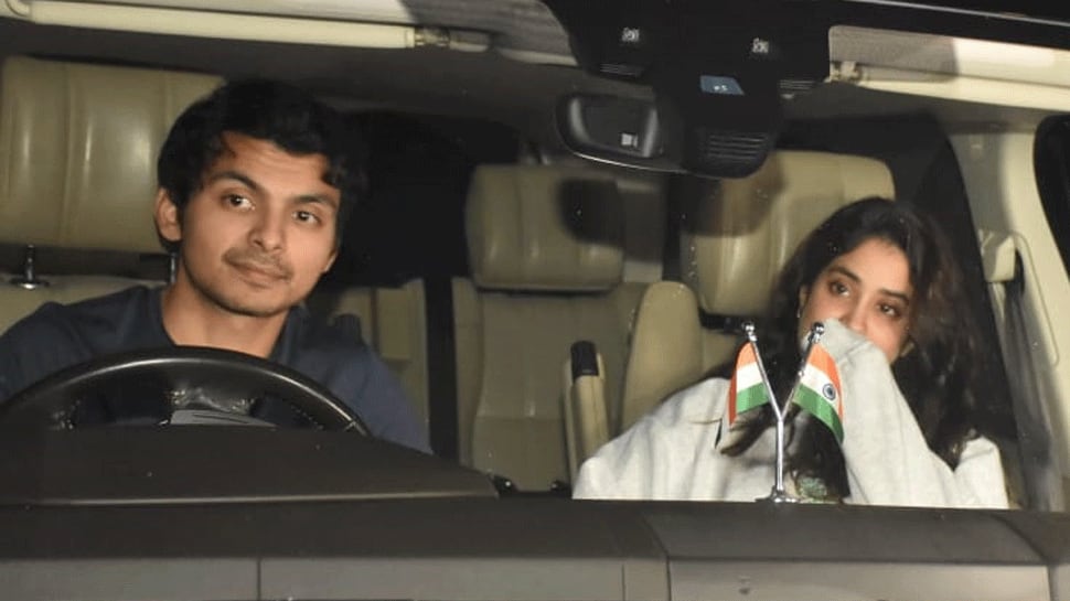 Janhvi Kapoor Spotted With Rumoured Beau Shikhar Pahariya In Car, Duo Twins In White