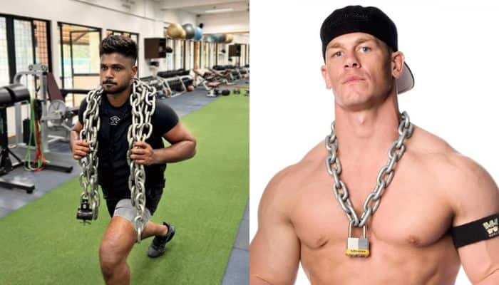 Sanju Samson&#039;s Intense Chain Workout Session At NCA Goes Viral, Fans Compare Him With John Cena
