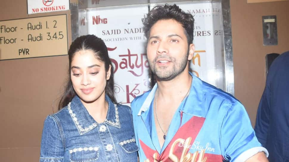 Varun Dhawan, Janhvi Kapoor Pleasantly Surprise Fans At Special Screening Of Bawaal